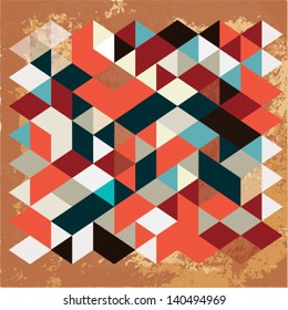 Triangle pattern background