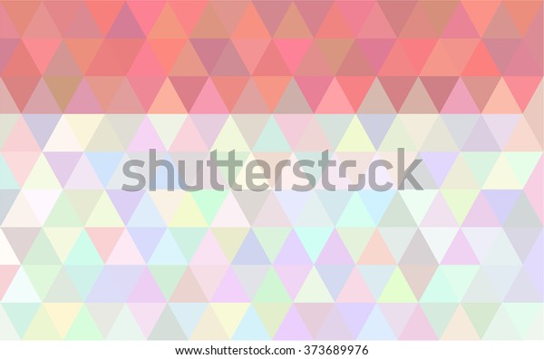 Triangle Pattern Background Bubblegum Rose Colored Stock Vector