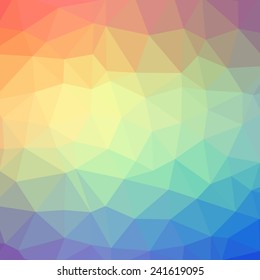 Triangle pattern background. Colorful mosaic banners. Vector illustration