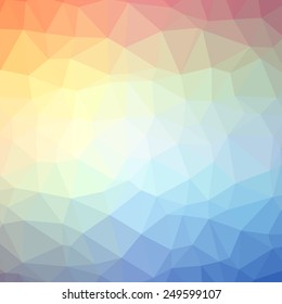 Triangle pattern background. Colorful mosaic banners. Vector illustration