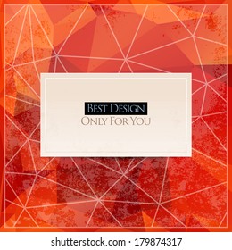 Triangle pattern background. Modern Design