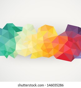 Triangle pattern background, triangle background, vector illustration with plenty space for your text