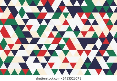 
triangle pattern with beautiful colour