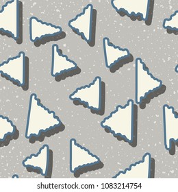 Triangle pattern. Beauty simple triangles image, illustration. Print label, banner, cover, card, website, wrapper, web, wrap, shirts, emblem, cloth. Street art