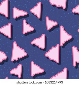 Triangle pattern. Beauty simple triangles image, illustration. Print label, banner, cover, card, website, wrapper, web, wrap, shirts, emblem, cloth. Street art