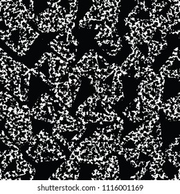 Triangle pattern. Black white geometric seamless texture. Hipster fashion design print. Mimimalistic graphic repeating tile. Diamond background. Stylish abstract linear ornament