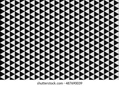 Triangle Pattern Black White Gradient Seamless Stock Vector (Royalty ...