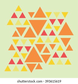 Triangle pattern color variation
