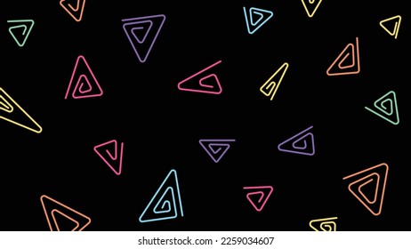 triangle pattern with colorfull, seamless triangle pattern