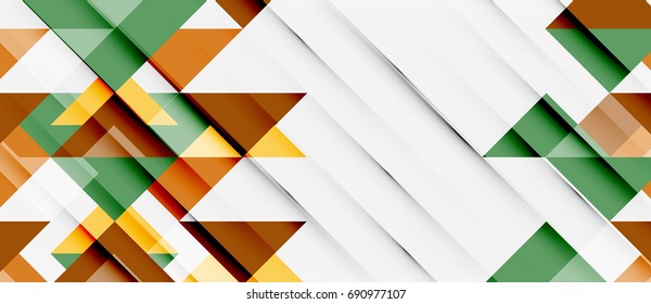 Triangle pattern design background. Vector business or technology presentation template, brochure or flyer pattern, or geometric web banner