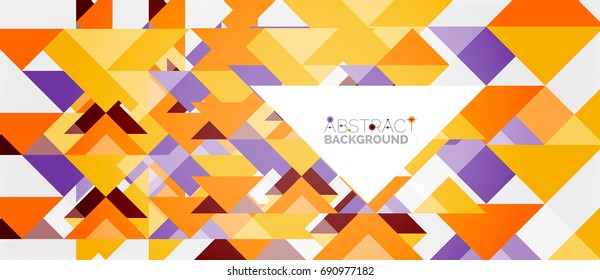 Triangle pattern design background. Vector business or technology presentation template, brochure or flyer pattern, or geometric web banner