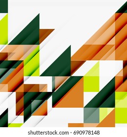 Triangle pattern design background. Vector business or technology presentation template, brochure or flyer pattern, or geometric web banner