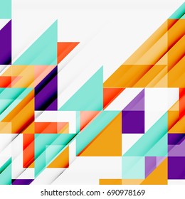 Triangle pattern design background. Vector business or technology presentation template, brochure or flyer pattern, or geometric web banner