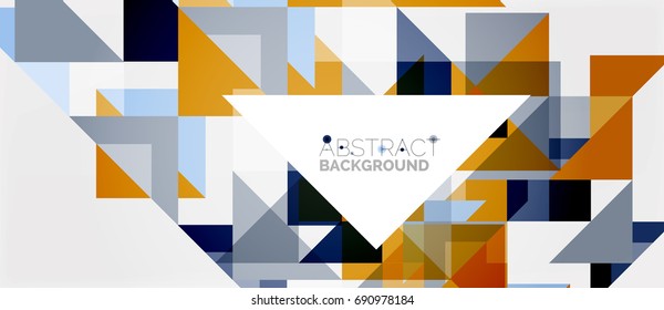 Triangle pattern design background. Vector business or technology presentation template, brochure or flyer pattern, or geometric web banner