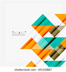 Triangle pattern design background. Vector business or technology presentation template, brochure or flyer pattern, or geometric web banner