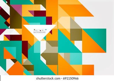 Triangle pattern design background. Vector business or technology presentation template, brochure or flyer pattern, or geometric web banner