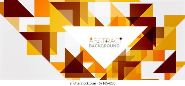 Triangle pattern design background. Vector business or technology presentation template, brochure or flyer pattern, or geometric web banner