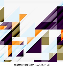 Triangle pattern design background. Vector business or technology presentation template, brochure or flyer pattern, or geometric web banner