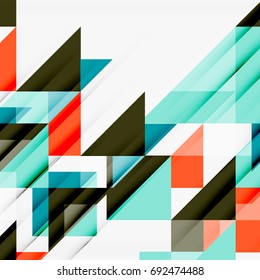 Triangle pattern design background. Vector business or technology presentation template, brochure or flyer pattern, or geometric web banner