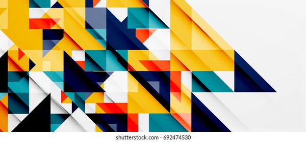 Triangle pattern design background. Vector business or technology presentation template, brochure or flyer pattern, or geometric web banner