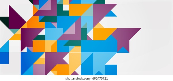 Triangle pattern design background. Vector business or technology presentation template, brochure or flyer pattern, or geometric web banner