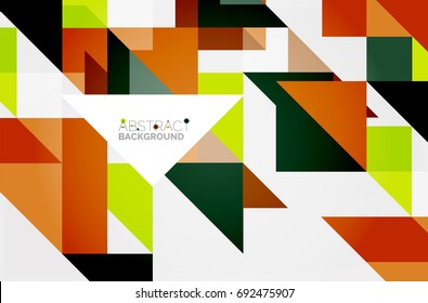 Triangle pattern design background. Vector business or technology presentation template, brochure or flyer pattern, or geometric web banner