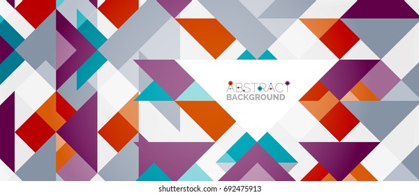 Triangle pattern design background. Vector business or technology presentation template, brochure or flyer pattern, or geometric web banner