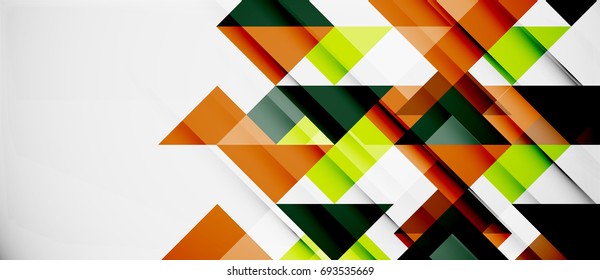 Triangle pattern design background. Vector business or technology presentation template, brochure or flyer pattern, or geometric web banner
