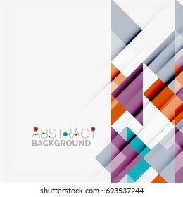 Triangle pattern design background. Vector business or technology presentation template, brochure or flyer pattern, or geometric web banner