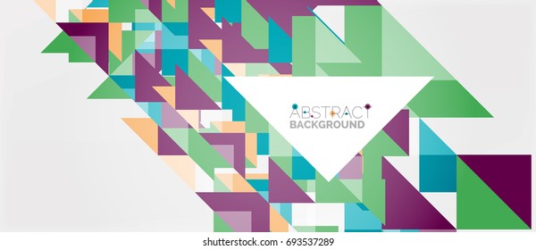 Triangle pattern design background. Vector business or technology presentation template, brochure or flyer pattern, or geometric web banner