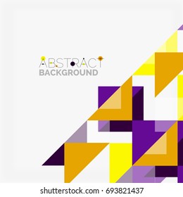 Triangle pattern design background. Vector business or technology presentation template, brochure or flyer pattern, or geometric web banner