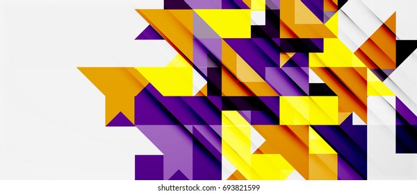 Triangle pattern design background. Vector business or technology presentation template, brochure or flyer pattern, or geometric web banner