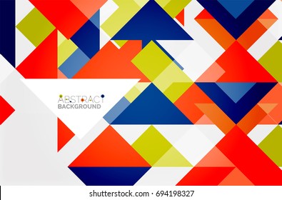 Triangle pattern design background. Vector business or technology presentation template, brochure or flyer pattern, or geometric web banner