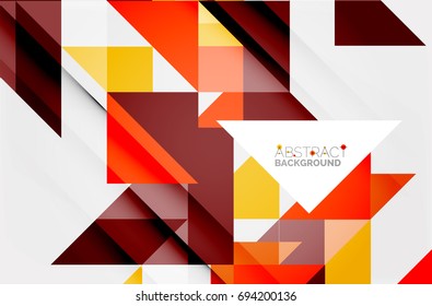 Triangle pattern design background. Vector business or technology presentation template, brochure or flyer pattern, or geometric web banner