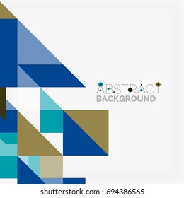 Triangle pattern design background. Vector business or technology presentation template, brochure or flyer pattern, or geometric web banner