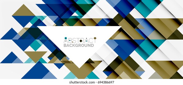 Triangle pattern design background. Vector business or technology presentation template, brochure or flyer pattern, or geometric web banner