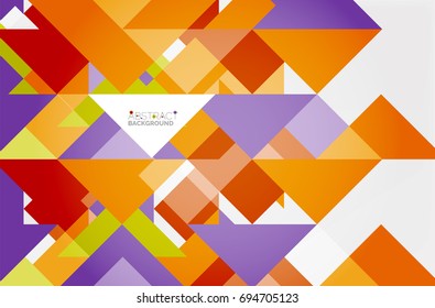 Triangle pattern design background. Vector business or technology presentation template, brochure or flyer pattern, or geometric web banner