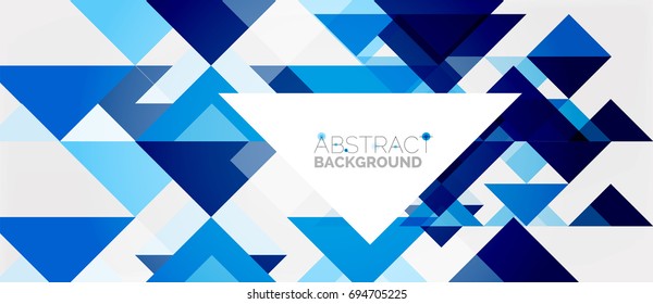 Triangle pattern design background. Vector business or technology presentation template, brochure or flyer pattern, or geometric web banner