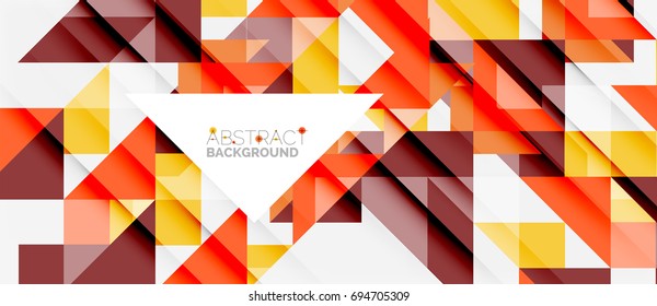 Triangle pattern design background. Vector business or technology presentation template, brochure or flyer pattern, or geometric web banner