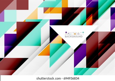 Triangle pattern design background. Vector business or technology presentation template, brochure or flyer pattern, or geometric web banner