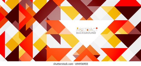 Triangle pattern design background. Vector business or technology presentation template, brochure or flyer pattern, or geometric web banner