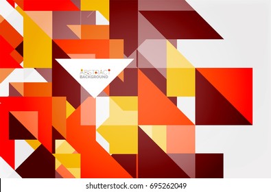 Triangle pattern design background. Vector business or technology presentation template, brochure or flyer pattern, or geometric web banner