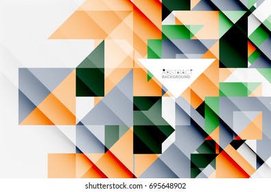 Triangle pattern design background. Vector business or technology presentation template, brochure or flyer pattern, or geometric web banner