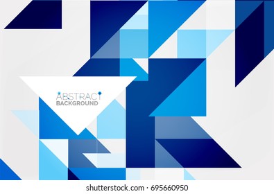 Triangle pattern design background. Vector business or technology presentation template, brochure or flyer pattern, or geometric web banner