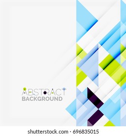 Triangle pattern design background. Vector business or technology presentation template, brochure or flyer pattern, or geometric web banner