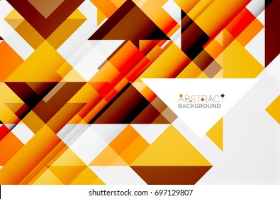 Triangle pattern design background. Vector business or technology presentation template, brochure or flyer pattern, or geometric web banner