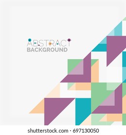 Triangle pattern design background. Vector business or technology presentation template, brochure or flyer pattern, or geometric web banner