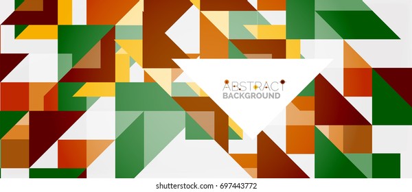 Triangle pattern design background. Vector business or technology presentation template, brochure or flyer pattern, or geometric web banner