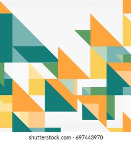 Triangle pattern design background. Vector business or technology presentation template, brochure or flyer pattern, or geometric web banner