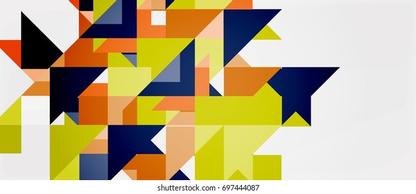 Triangle pattern design background. Vector business or technology presentation template, brochure or flyer pattern, or geometric web banner